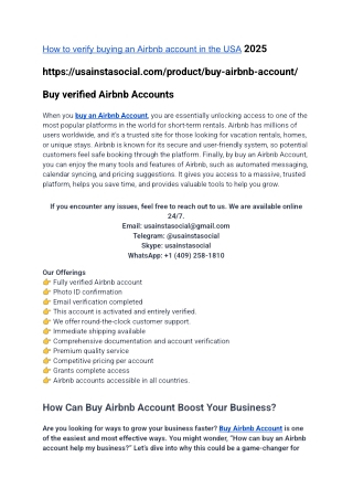 how to verify buying an airbnb account