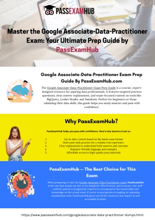 Master the Google Associate-Data-Practitioner Exam Your Ultimate Prep Guide by PassExamHub
