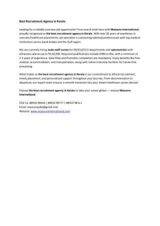 Best Recruitment Agency in Kerala (3)docx
