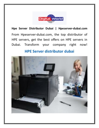 hpe server distributor dubai hpeserver dubai com