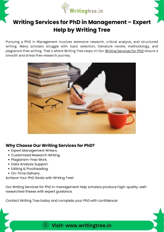 writing services for phd in management expert