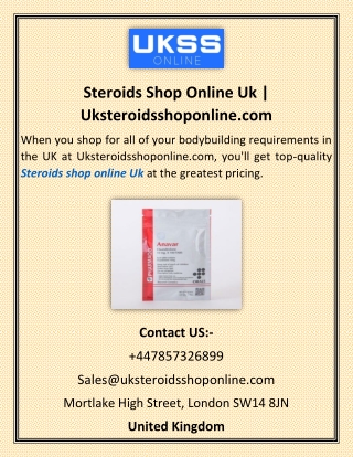 Steroids Shop Online Uk Uksteroidsshoponline