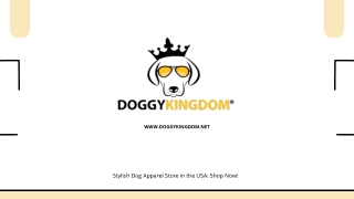 Stylish Dog Apparel Store in the USA: Shop Now!