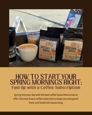 How to Start Your Spring Mornings Right Fuel Up with a Coffee Subscription
