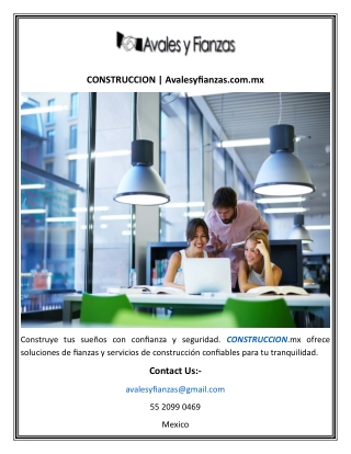 CONSTRUCCION  Avalesyfianzas.com.mx