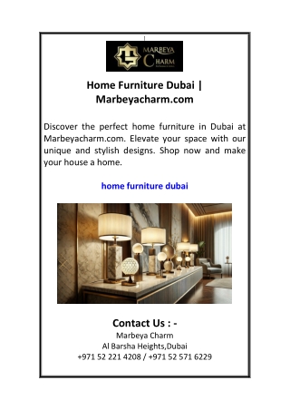 Home Furniture Dubai Marbeyacharm.com