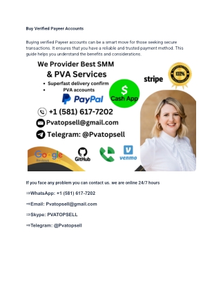 Benefits Of Using Verified Payeer Accounts