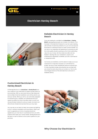 Electrician Henley Beach