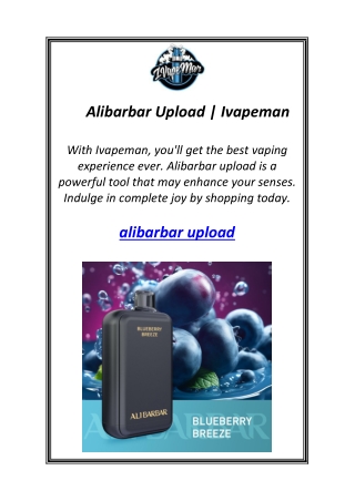 Alibarbar Upload | Ivapeman