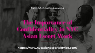The Importance of Confidentiality in NYC Asian Models Work
