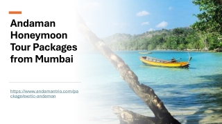 Andaman Honeymoon Tour Packages from Mumbai
