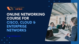 Online Networking Course for Cisco, Cloud & Enterprise Networks