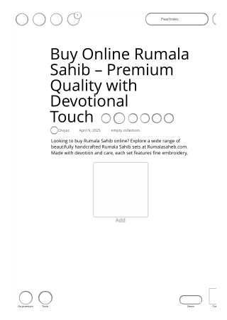 Buy Online Rumala Sahib – Premium Quality with Devotional Touch _ Pearltrees p3