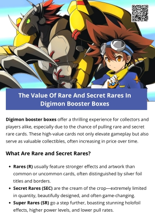 the value of rare and secret rares in digimon