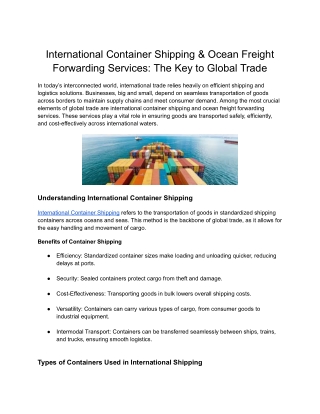 Reliable Finnlines Services to and from Ireland