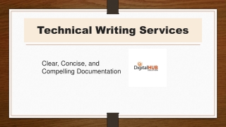 technical writing services