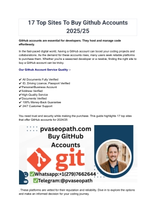 17 top sites to buy github accounts 2025 25