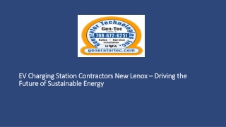EV Charging Station Contractors New Lenox