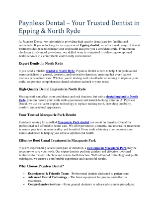 Paynless Dental