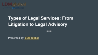 Types of Legal Services_ From Litigation to Legal Advisory
