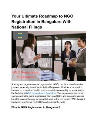 ngo registration in bangalore - Google Docs