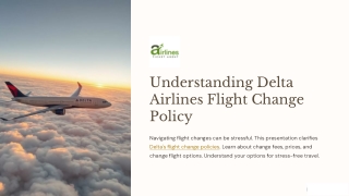 understanding delta airlines flight change policy