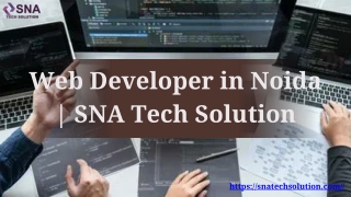 Web Developer in Noida | SNA Tech Solution