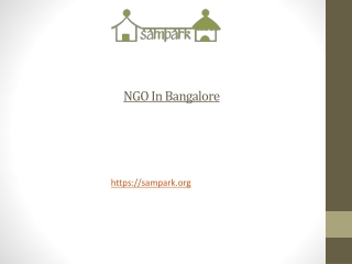 NGO in Bangalore
