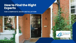 How to Find the Right Experts for Composite Door Installation