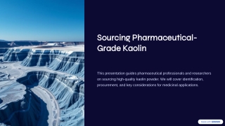 Sourcing-Pharmaceutical-Grade-Kaolin