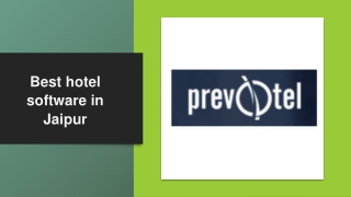 Best hotel software in Jaipur