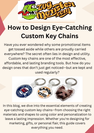 Premium Custom Key Chains – Personalized Designs for Every Style