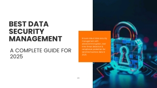 Best Data Security Management