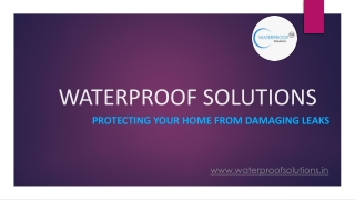 waterproof solutions