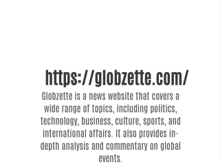 https globzette com globzette is a news website