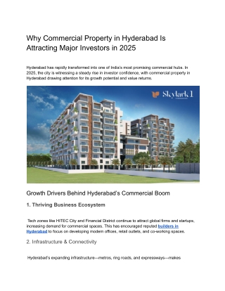 Hyderabad Real Estate Developers | Abhinandana Infra