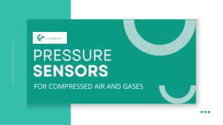 Pressure Sensors For Compressed Air and Gases Pressure Measurement