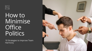 Stop the Politics, Start the Progress: 10 Leadership Moves That Build Trust at W