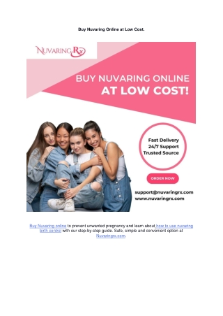 Buy Nuvaring Online at Low Cost