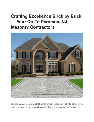 crafting excellence brick by brick your