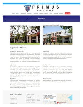 Best schools in Bangalore -Primus