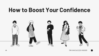 how to boost your confidence