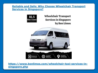 Choosing Safe and Reliable Wheelchair Transport in Singapore