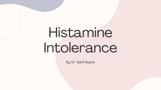 histamine intolerance