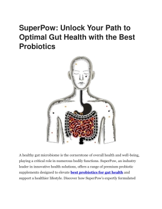 superpow unlock your path to optimal gut health