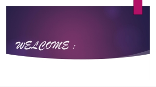 welcome