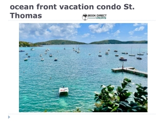 ocean front vacation condo st thomas