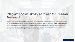 Top Adult Primary Care with MAT/MOUD Treatment
