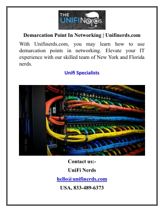demarcation point in networking unifinerds com