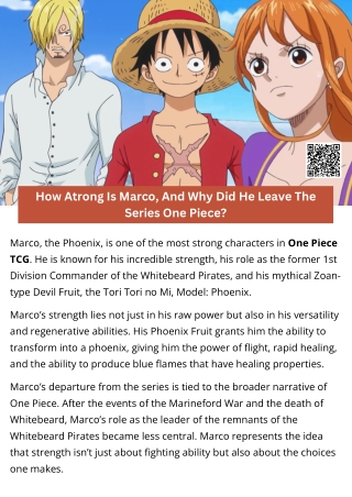 how atrong is marco and why did he leave